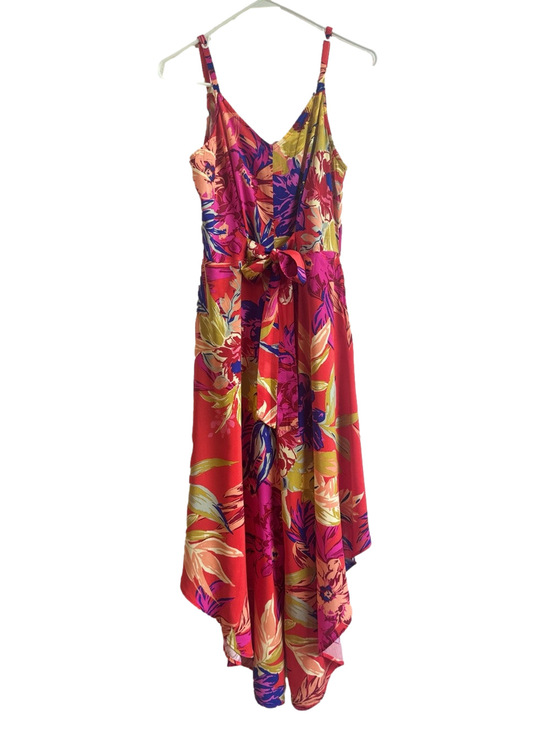 MSK Pants - MSK Tie Front Tropical Romper